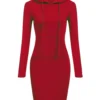 Ladies Autumn Hooded Dress - Image 29