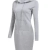 Ladies Autumn Hooded Dress - Image 13