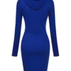 Ladies Autumn Hooded Dress - Image 28