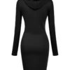 Ladies Autumn Hooded Dress - Image 31