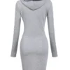 Ladies Autumn Hooded Dress - Image 14