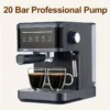 Professional Espresso Coffee Maker Semi Automatic Latte Cappuccino Milk Frother - Image 3
