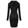 Ladies Autumn Hooded Dress - Image 6